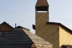 Дача архитектора Валерия Филиппова. «Чум» (барбекю-хауз) и главный дом